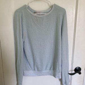 wildfox blue baggy beach jumper